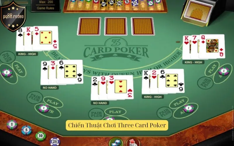 Chiến Thuật Chơi Three Card Poker
